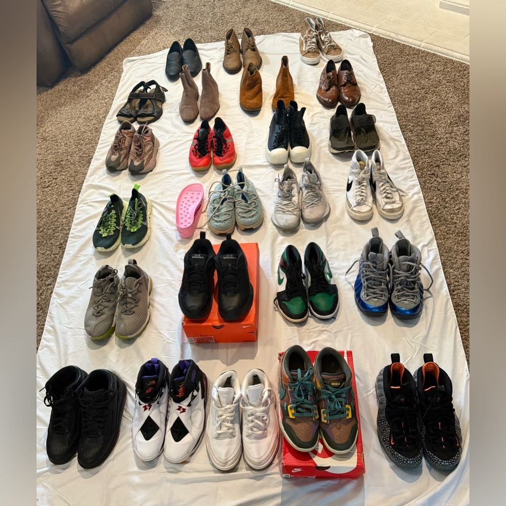 Shoe Collection men’s size 8 (20 pairs)